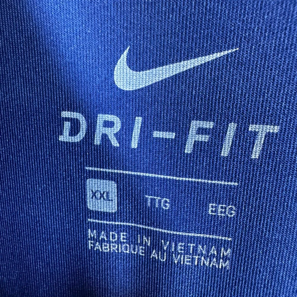 Nike Dri-FIT Golf Polo Mens XXL Blue Striped Chevron Short Sleeve AV4182-492 NEW